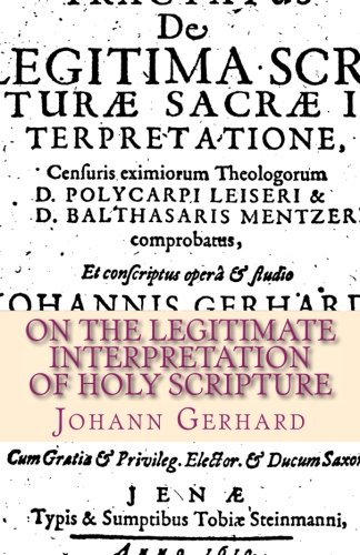 On the Legitimate Interpretation of Holy Scripture
